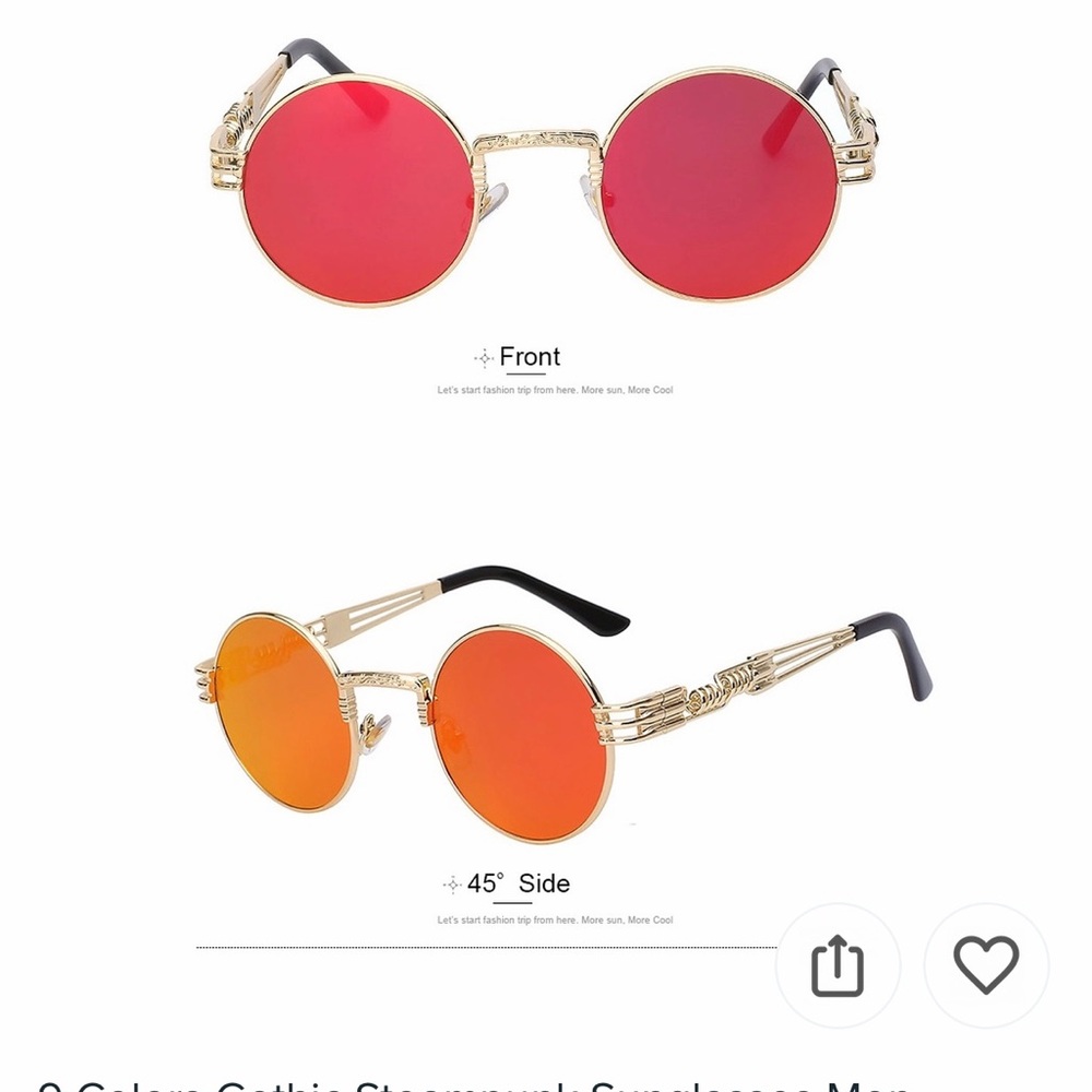 Gothic Steam Punk Sunglasses